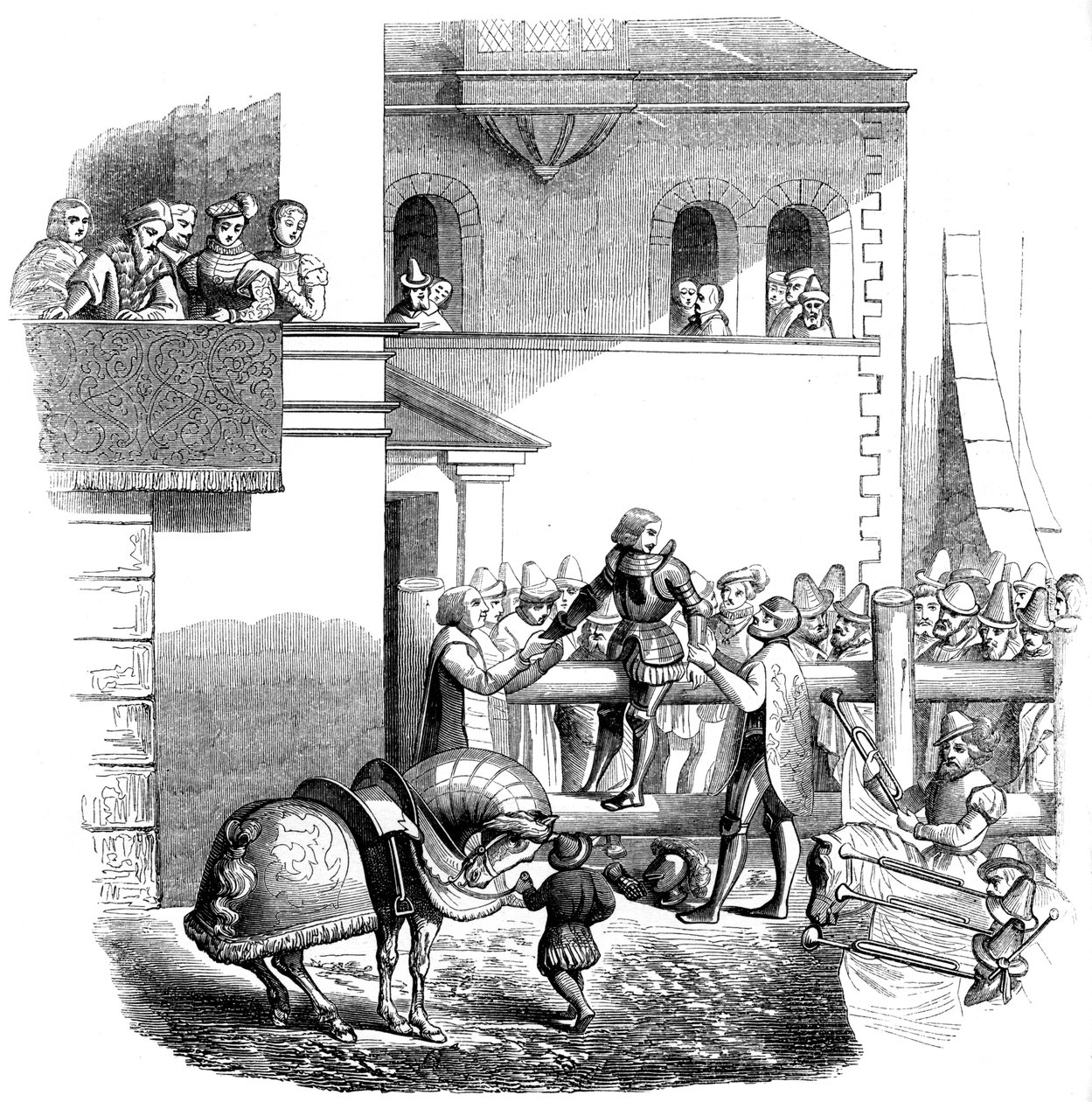 Bir şövalyenin yıpranması, 1565 1849. by Jost Ammon