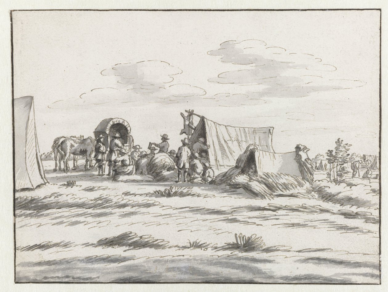 Leuven yakınlarındaki Willem III Ordusu