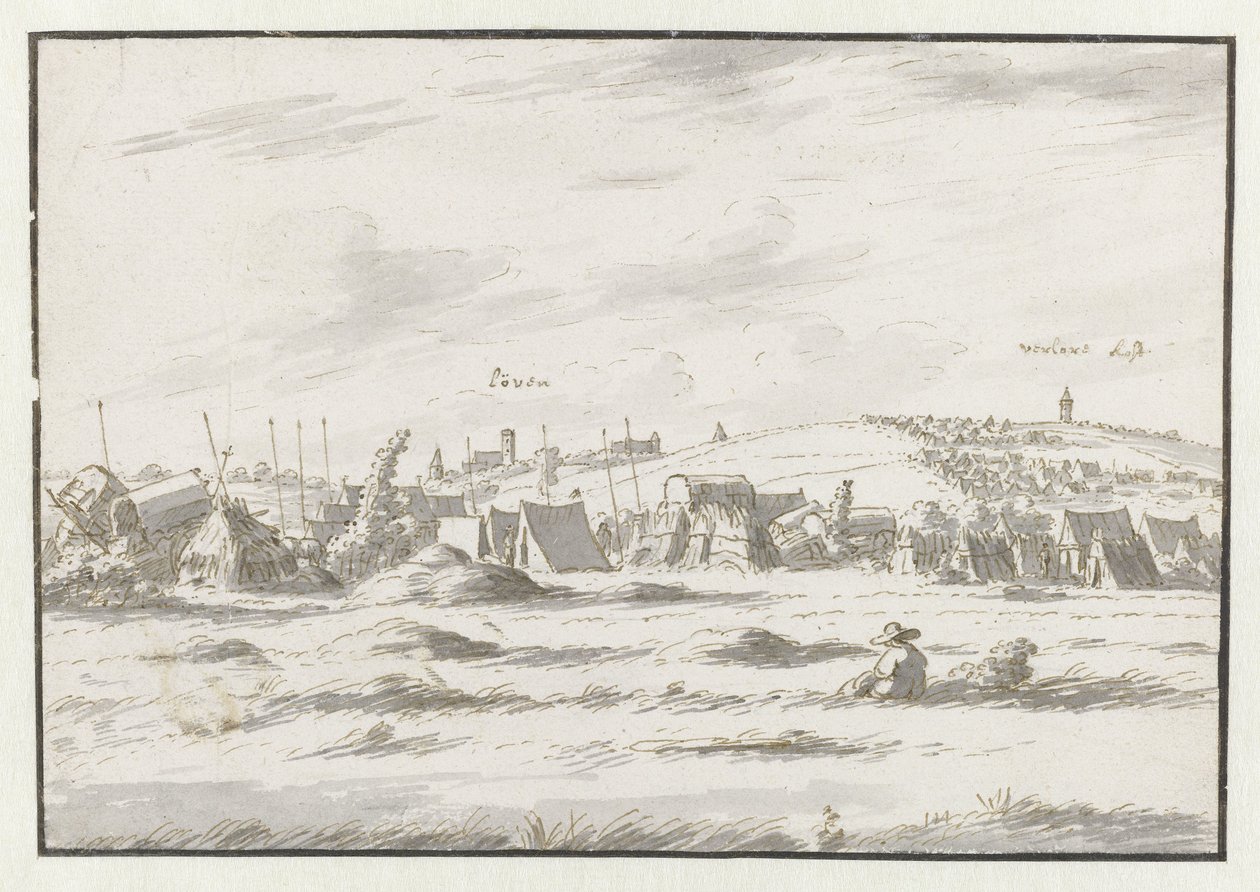 Leuven yakınlarındaki Willem III Ordusu