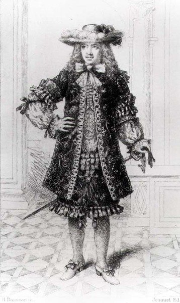 Moliere (1622-73) B. Damman tarafından oyulmuş by Jouaust Jouaust