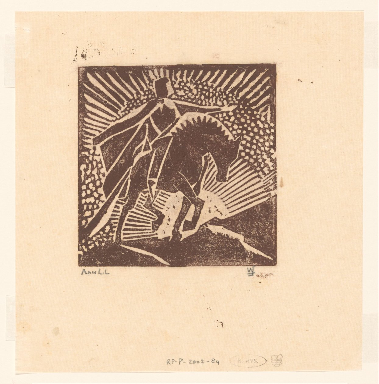at sırtında şövalye by Joub Wiertz (signed by artist)