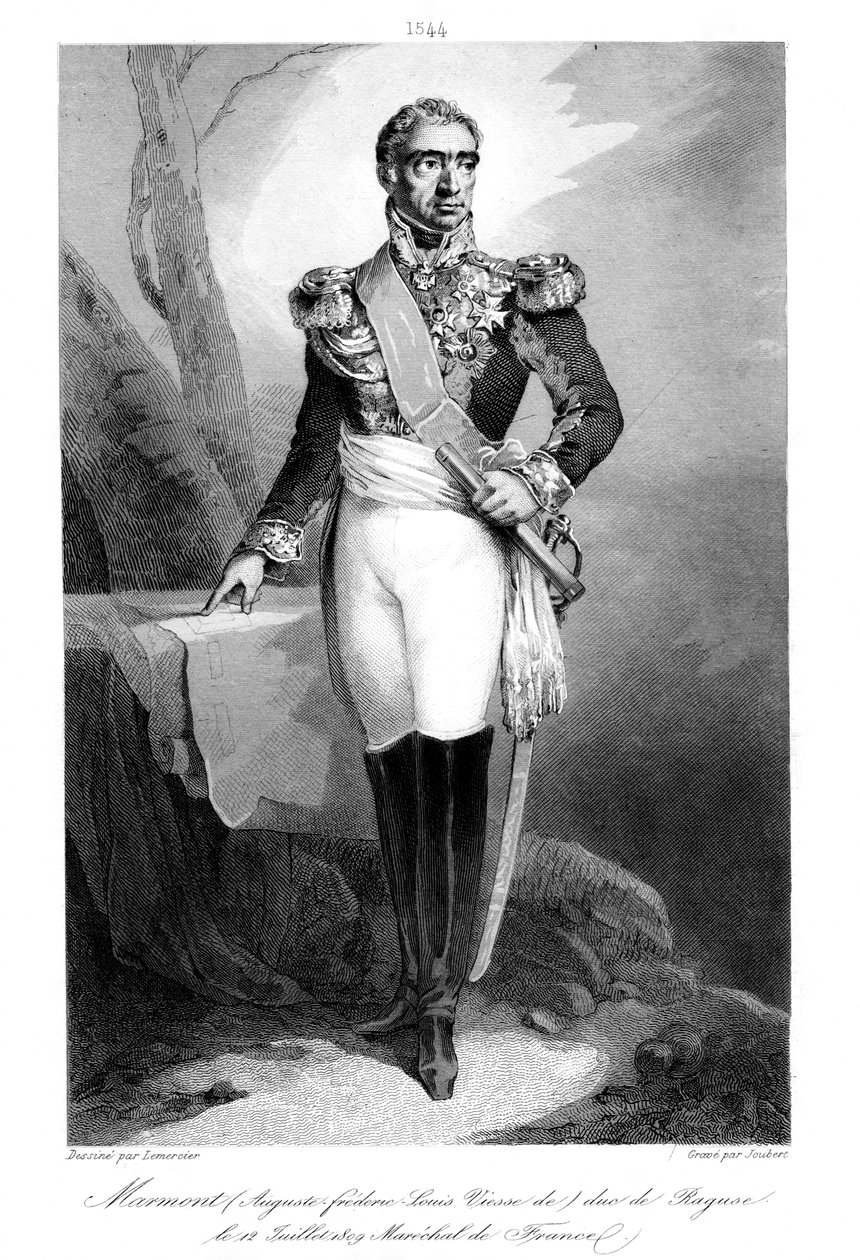 Auguste Frederic Louis Viesse de Marmont 1774-852, Ragusa Dükü ve Fransa Mareşali, 1839. by Joubert