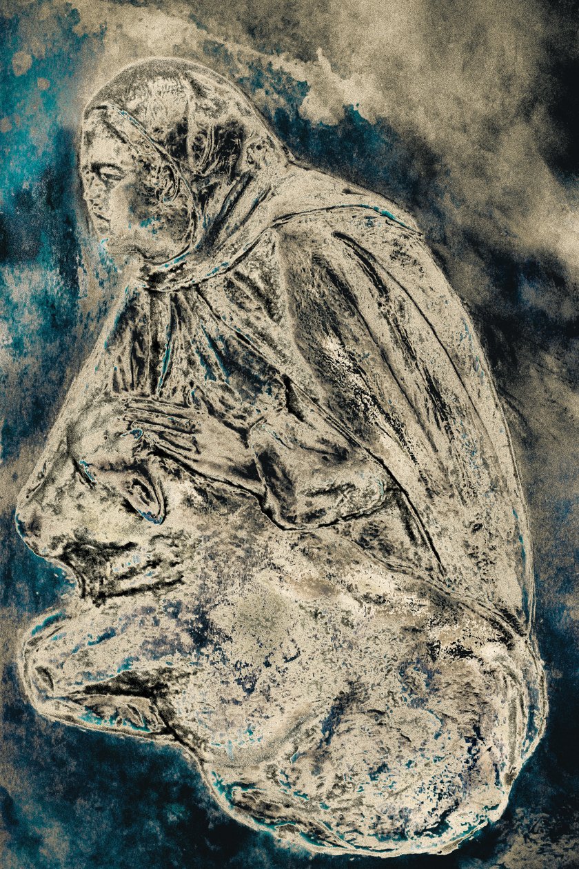 Yemlikteki Hizmetçi (Akşam), 2016 (fotoğraf) by Joy Lions
