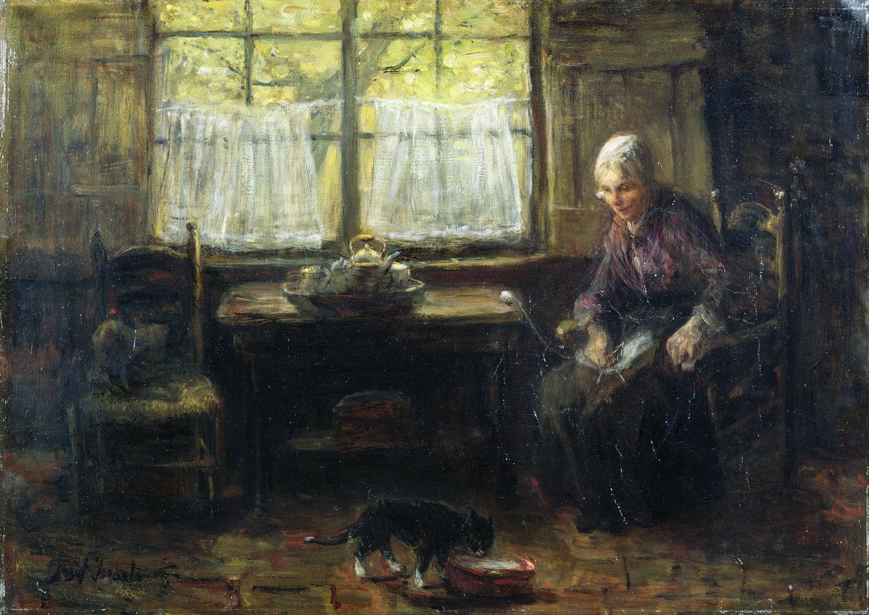 Bir Kulübe İçi by Jozef Israëls