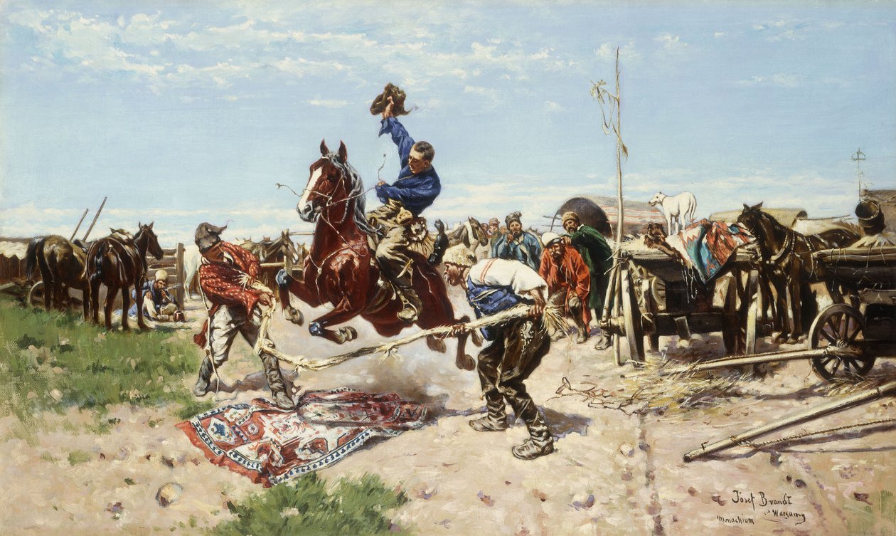 Oyunda Kazaklar, by Jozef Brandt