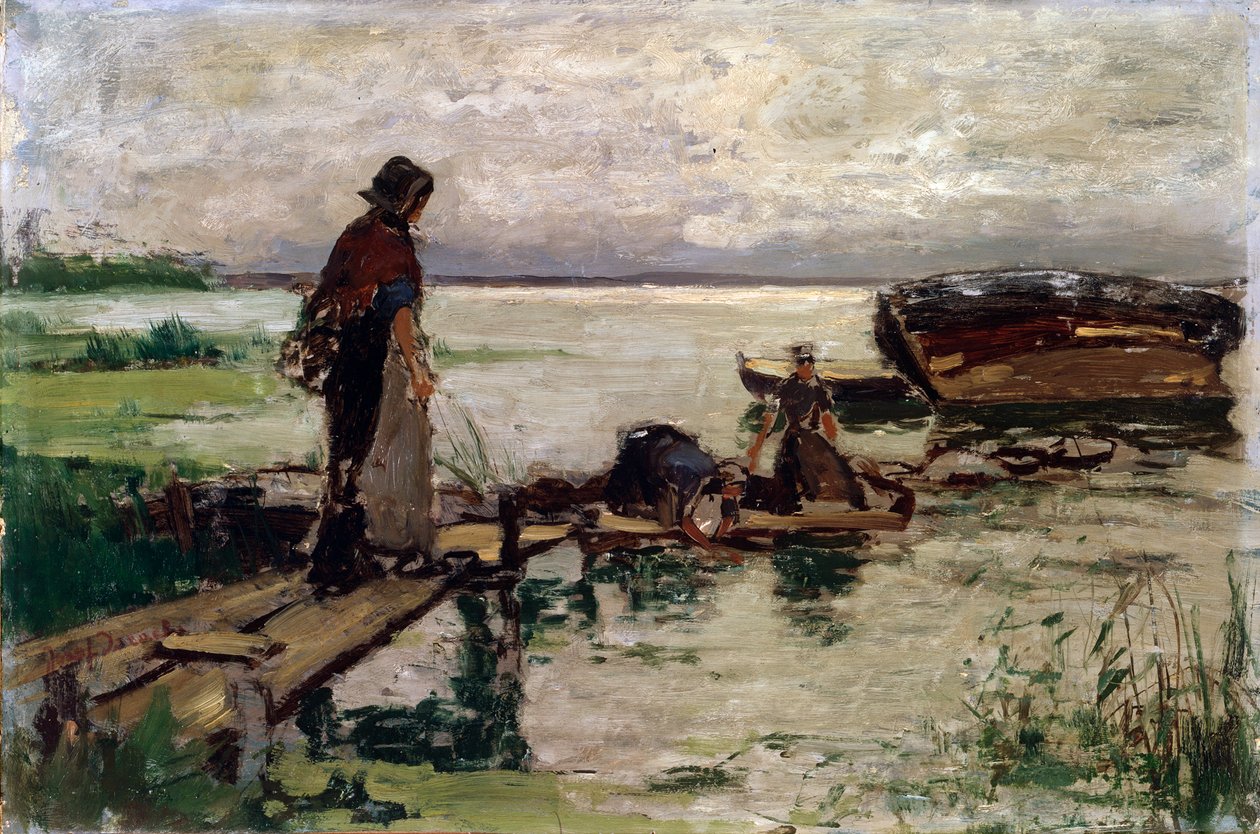 Deniz kıyısında, 19. veya 20. yüzyılın başlarında by Jozef Israëls