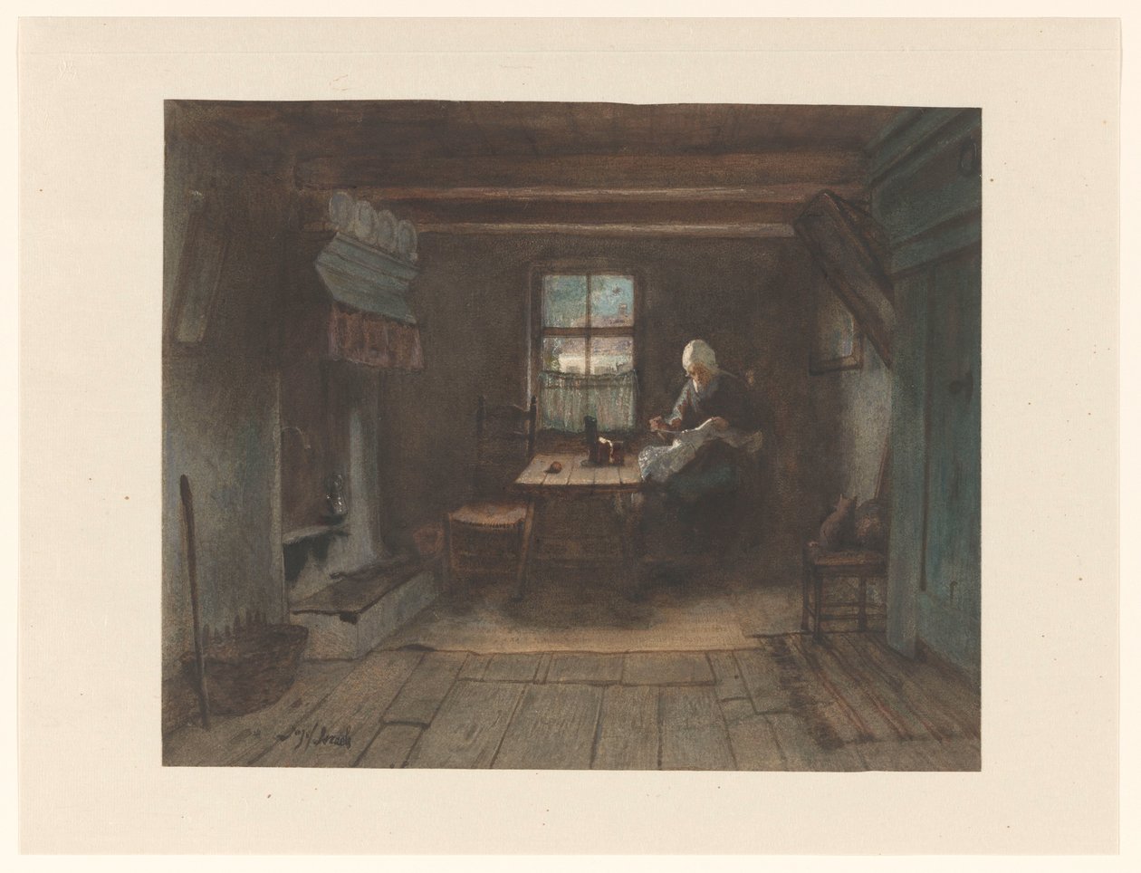 Çiftlik evi by Jozef Israëls