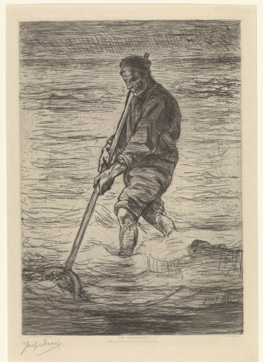 Kabuk Balıkçısı Balıkçı (nesne üzerindeki başlık) by Jozef Israëls
