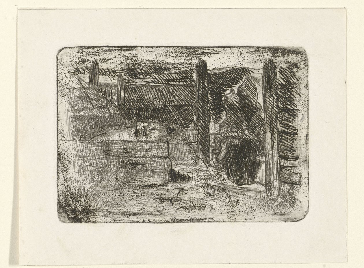 Domuz ahırındaki çocuklar by Jozef Israëls