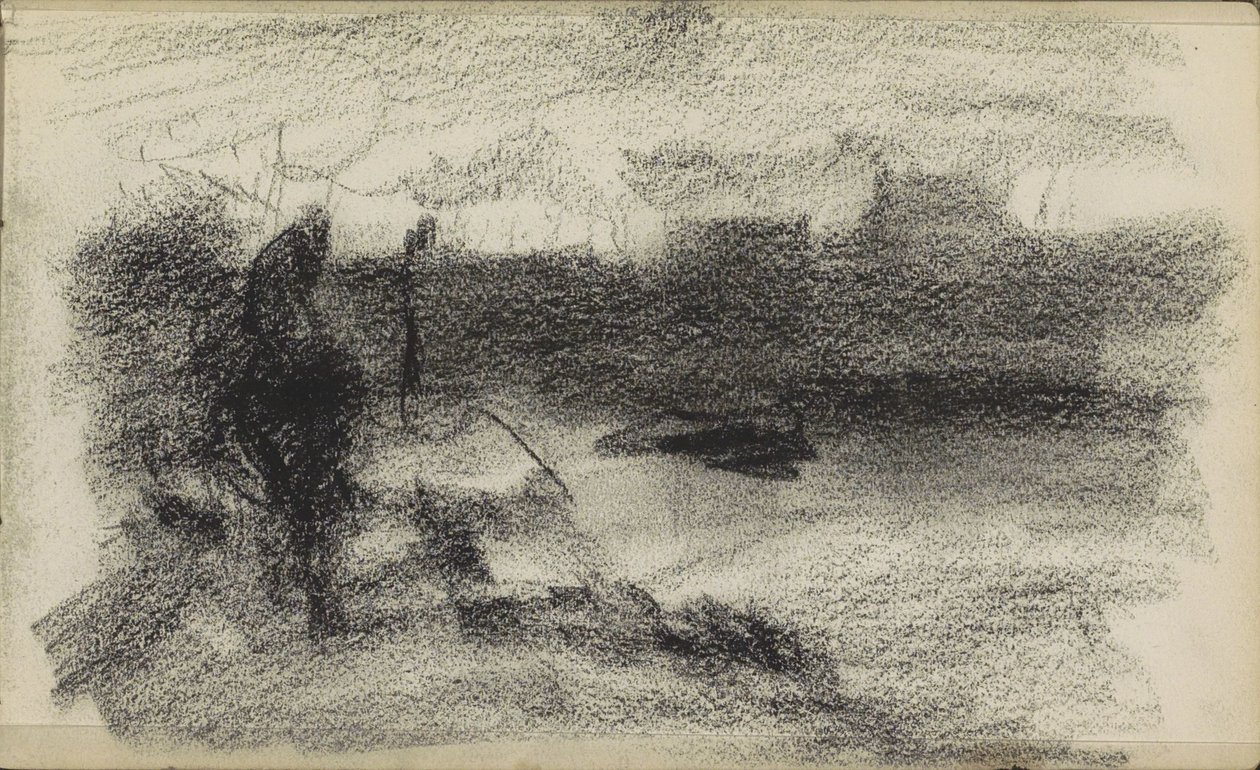Su ile manzara by Jozef Israëls