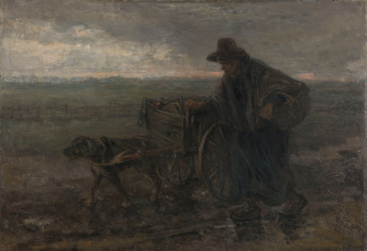 Köy Yolları ve Tarlalarında (orijinal başlık) by Jozef Israëls
