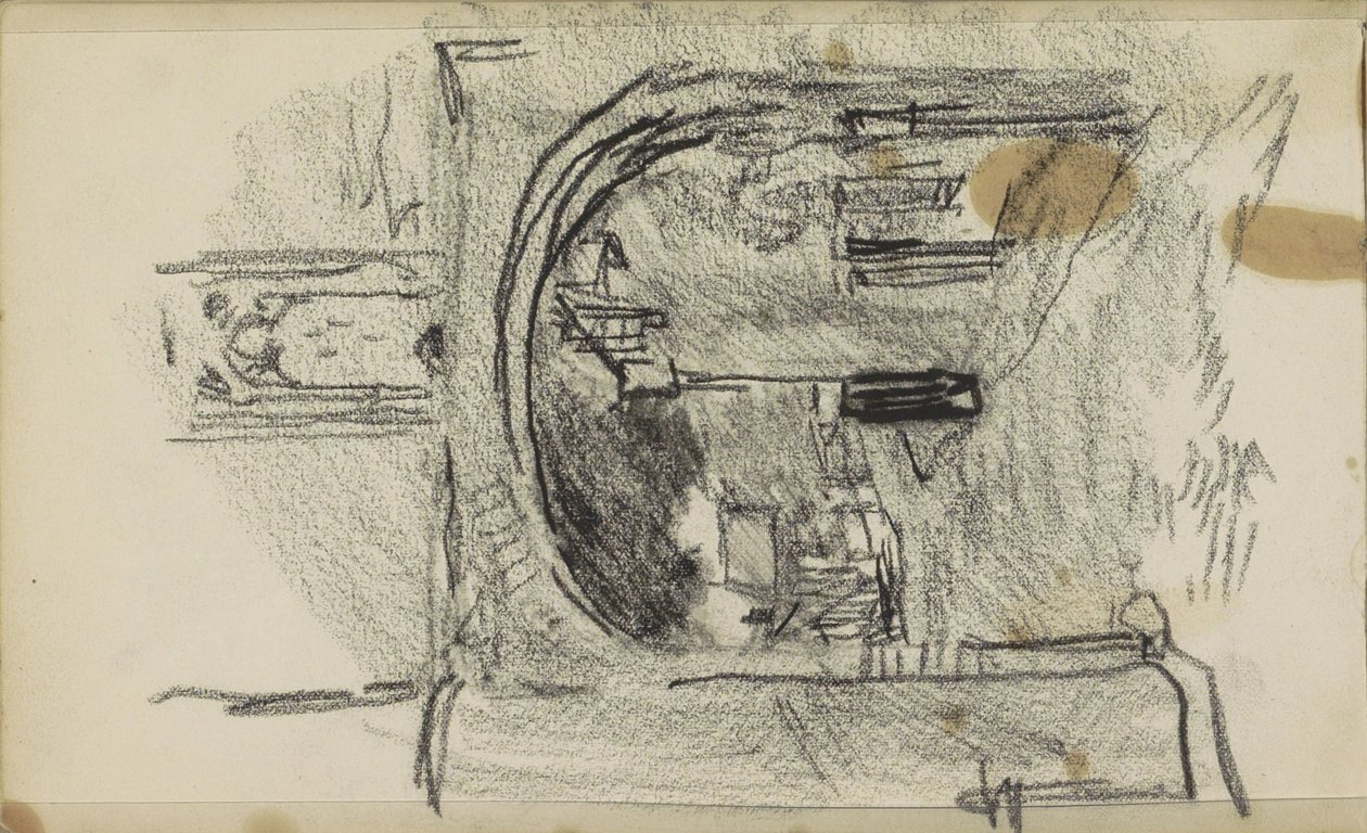 Bir kapıdan görülen sokak by Jozef Israëls