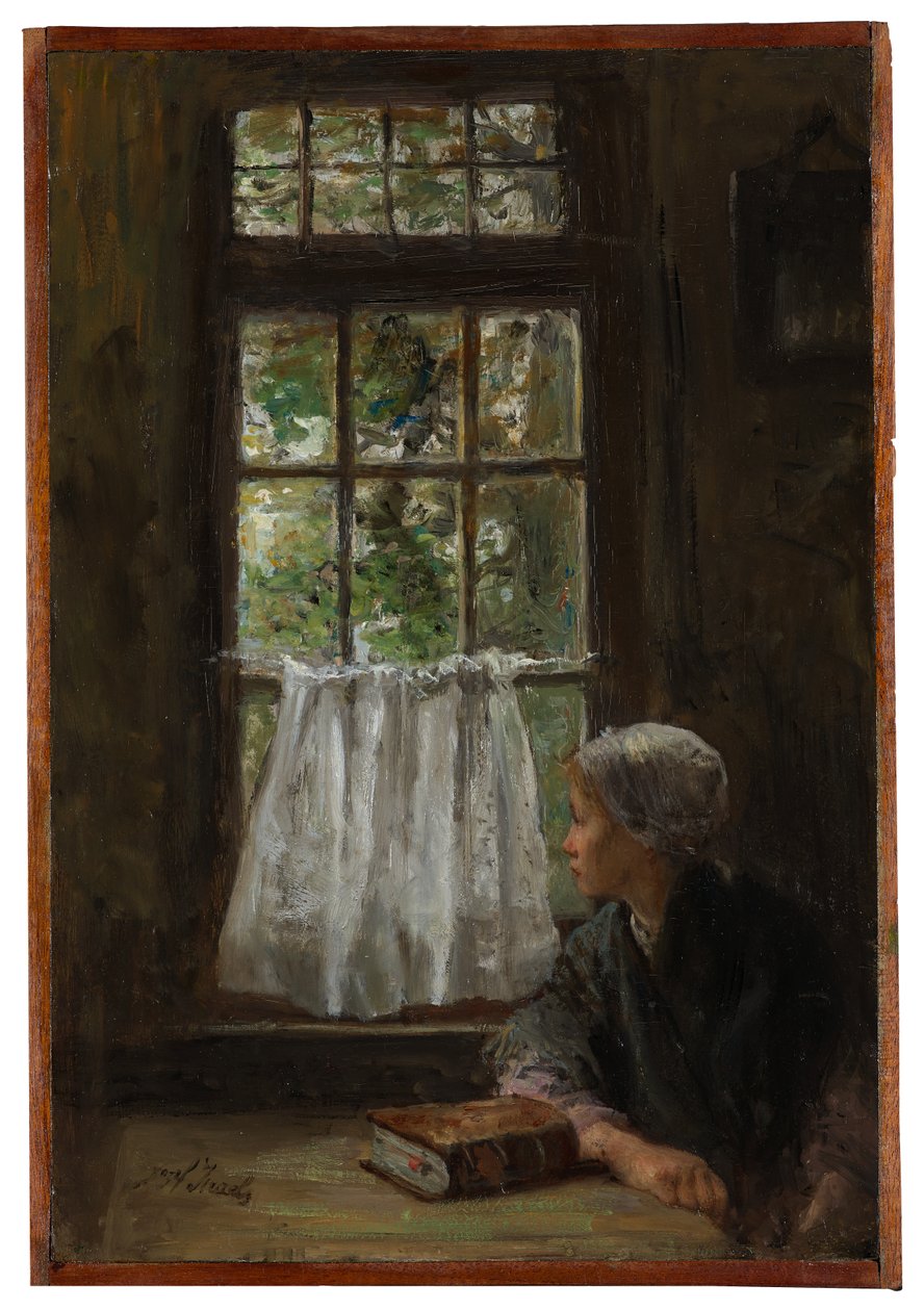 Pazar Sabahı (panel) by Jozef Israëls