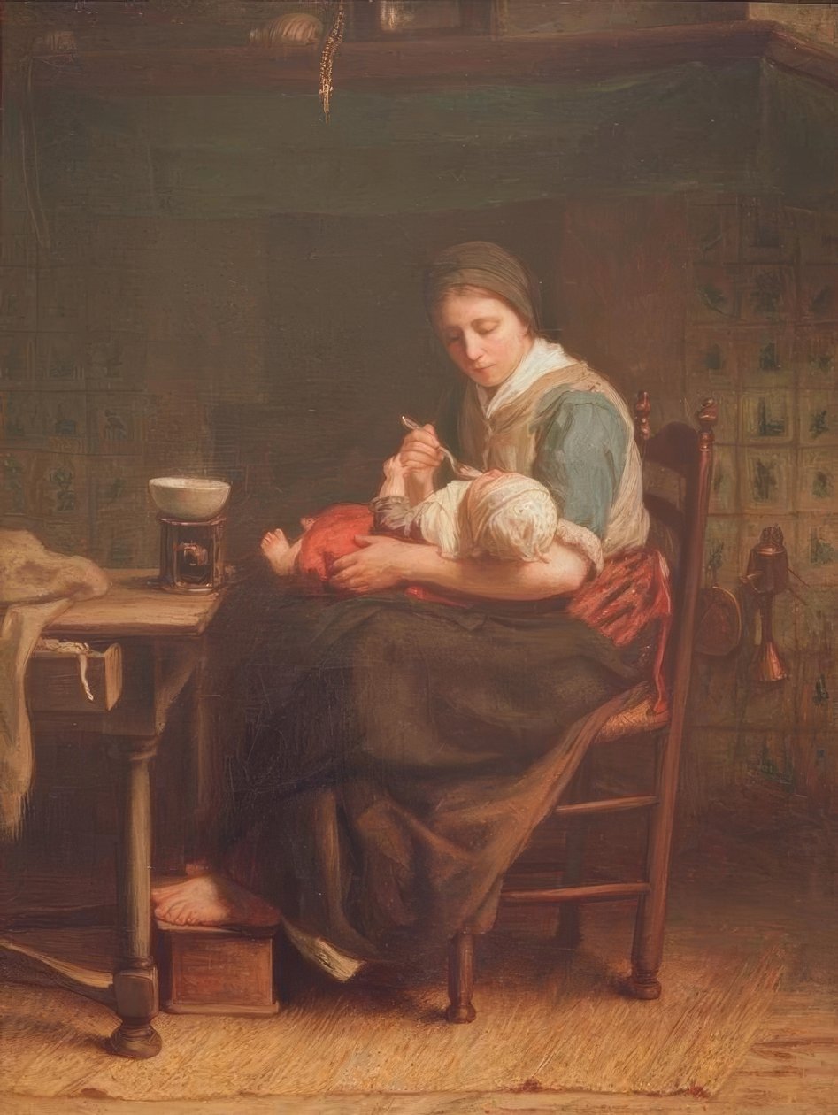 Kulübe Madonna by Jozef Israëls