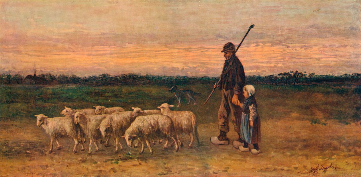 Sürünün Dönüşü, c1899 by Jozef Israëls