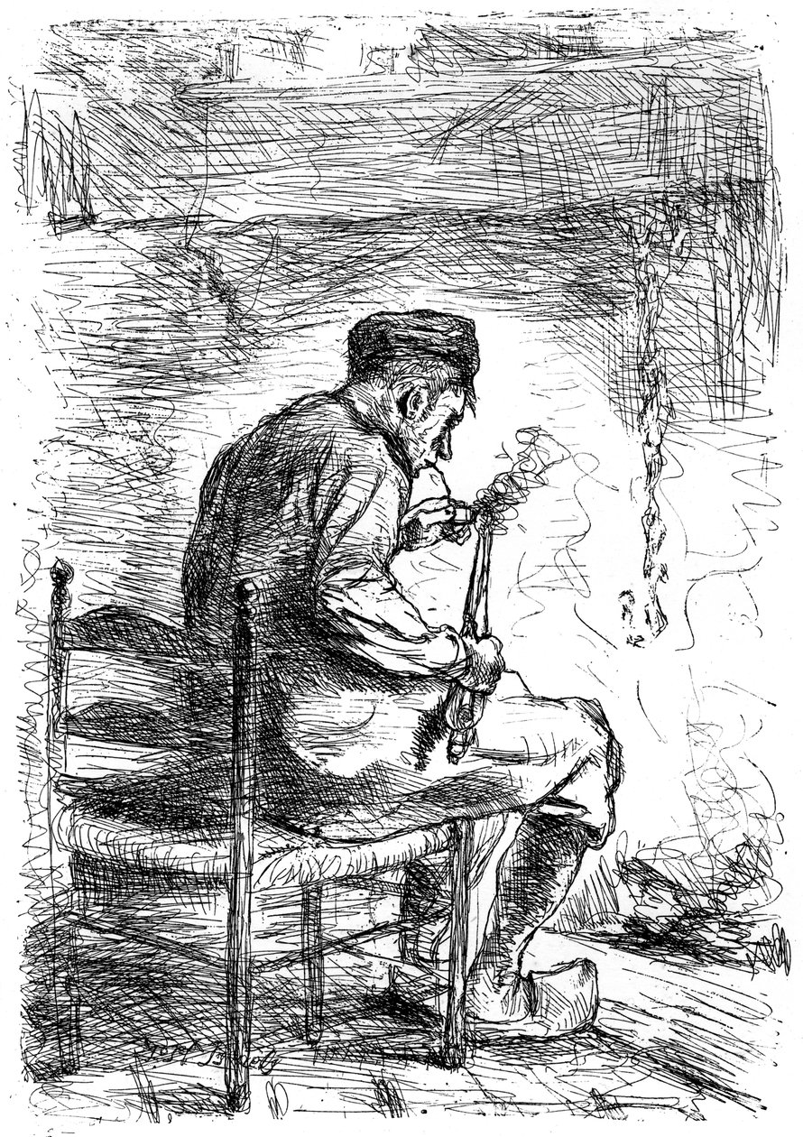 Sigara İçen, c1880-1882 by Jozef Israëls