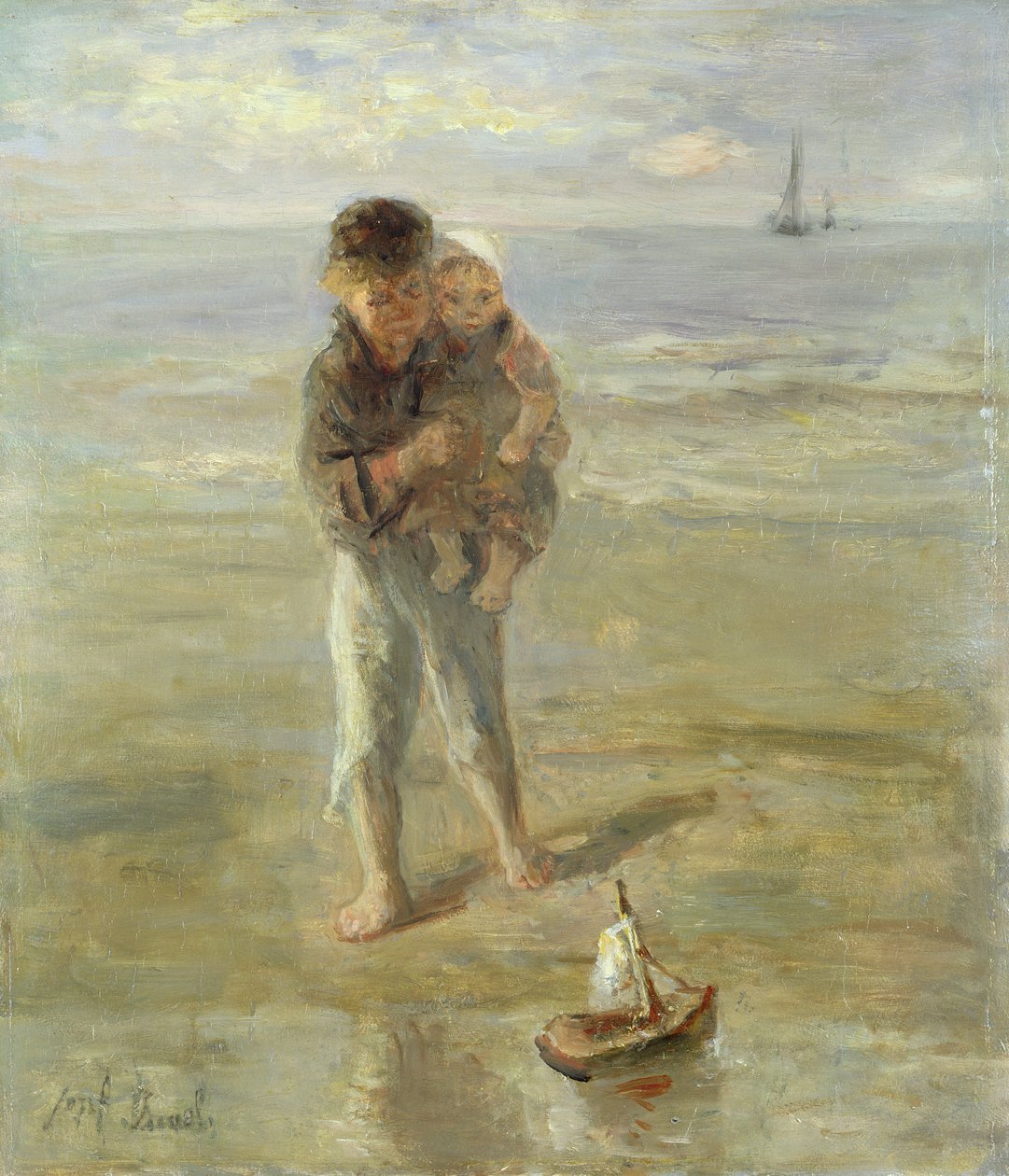 Oyuncak Tekne by Jozef Israëls