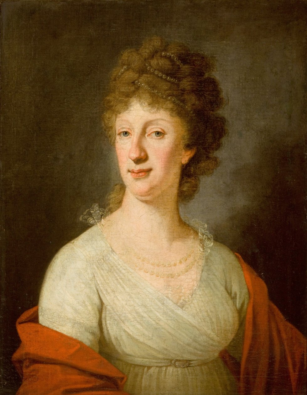 Kutsal Roma İmparatoriçesi Maria Theresa (1717-1780), 1800 sonrası (tuval üzerine yağlıboya) by Jozef Pitschmann