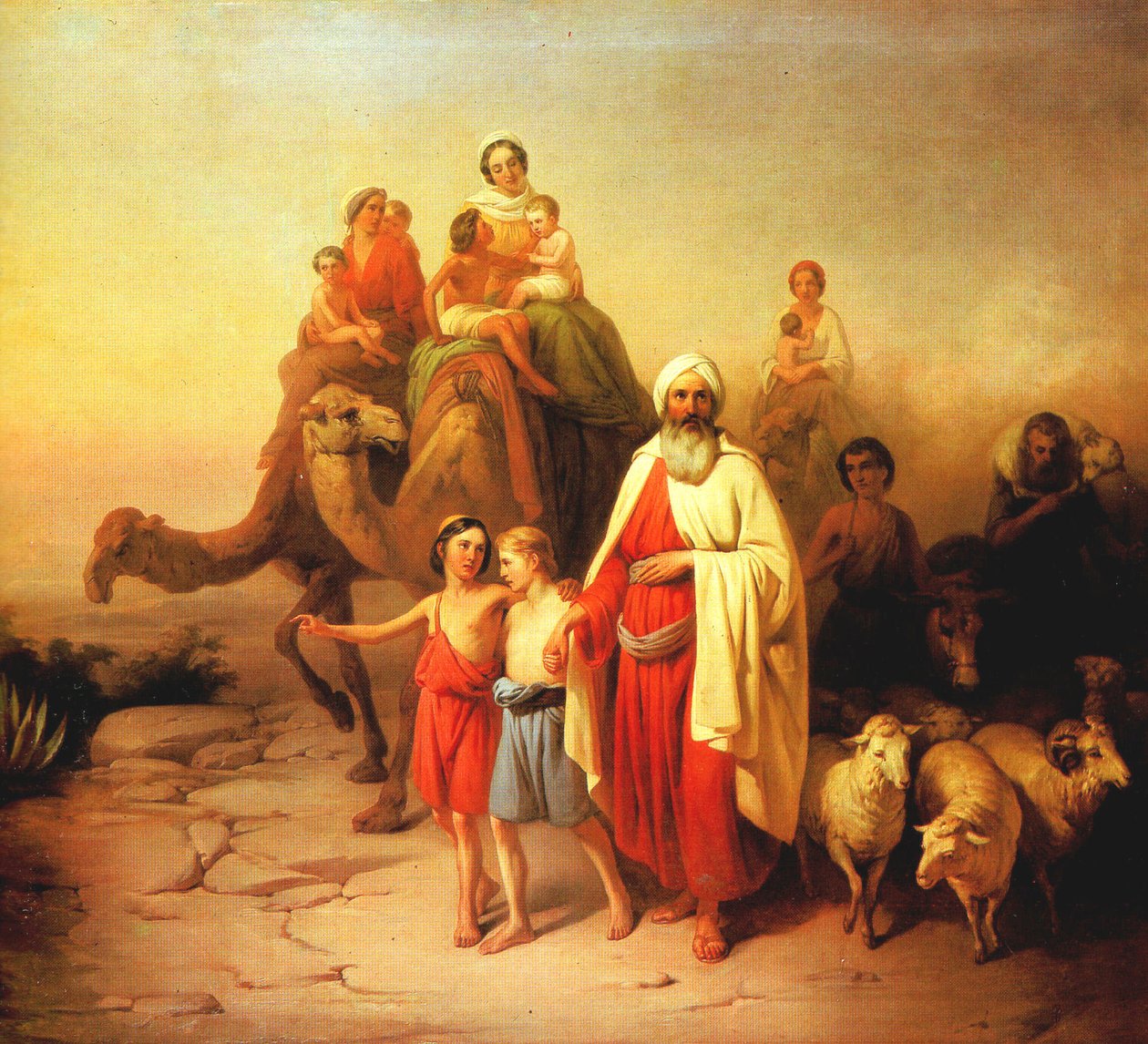 Abrahams Journey from Ur to Canaan by Jozsef Molnar