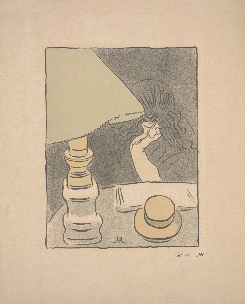 Lambalı Okuyucu by József Rippl Rónai