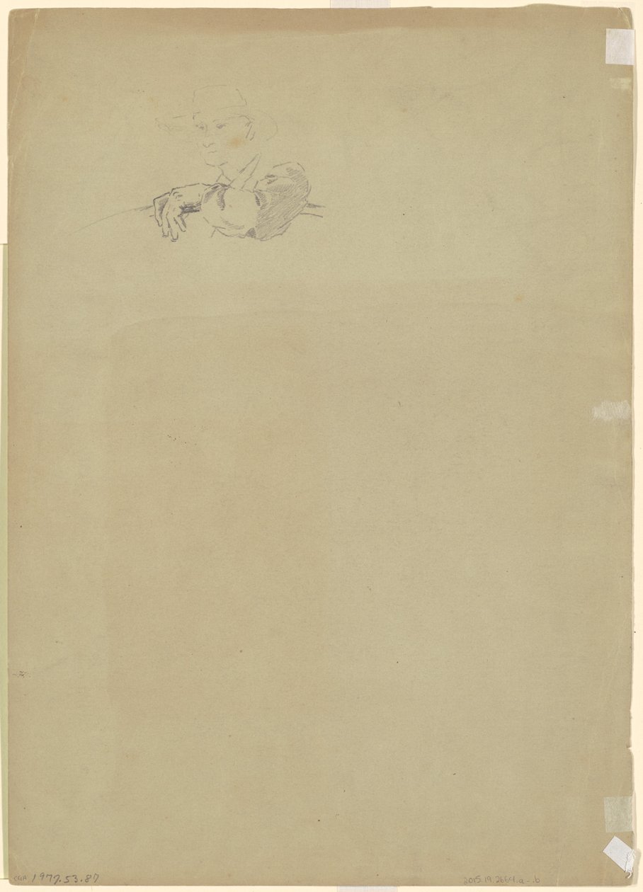 Bir Çiftçinin Çalışması [verso] by Jr. Enoch Wood Perry