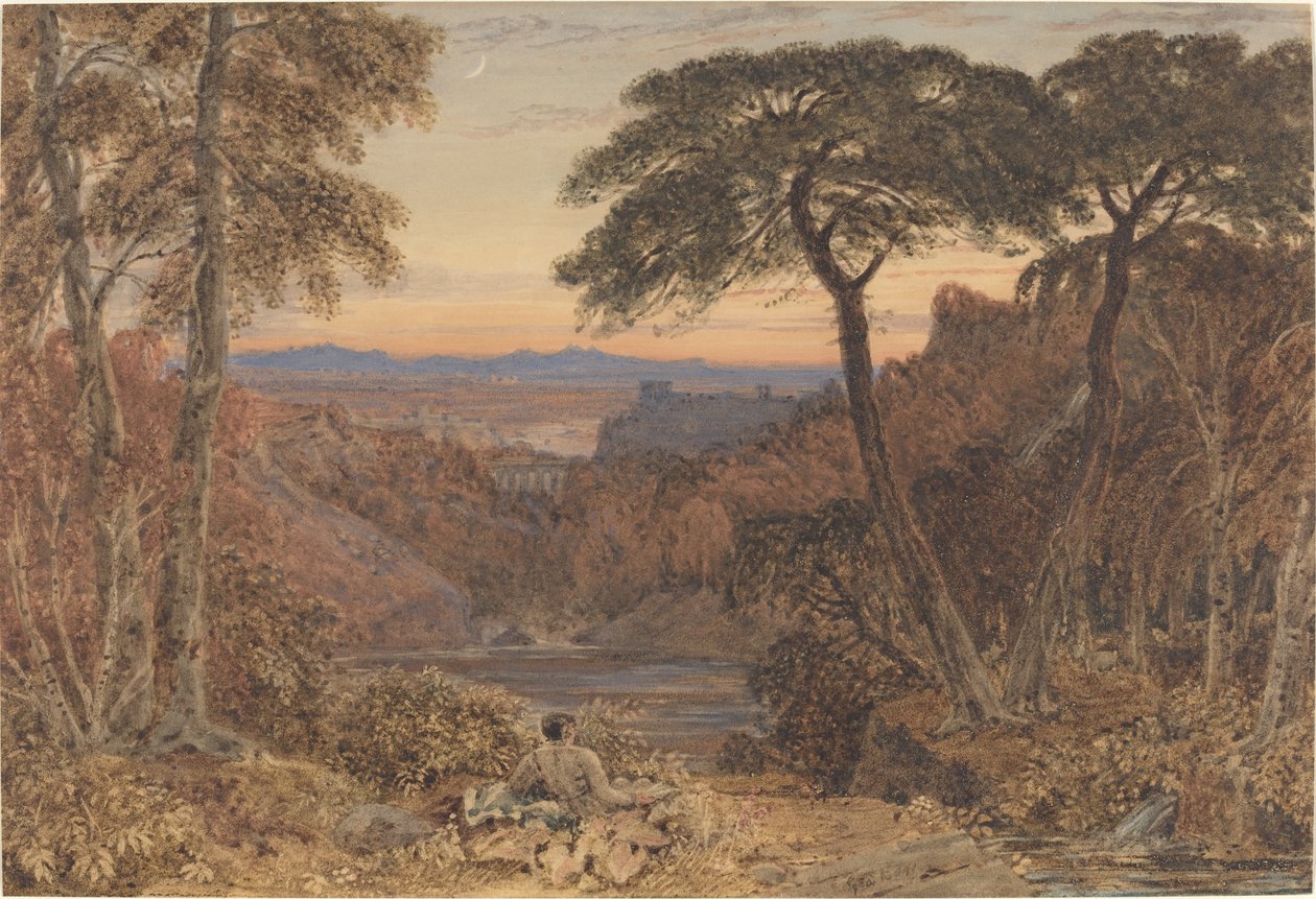 Arkadya Manzarası by Jr. George Barret