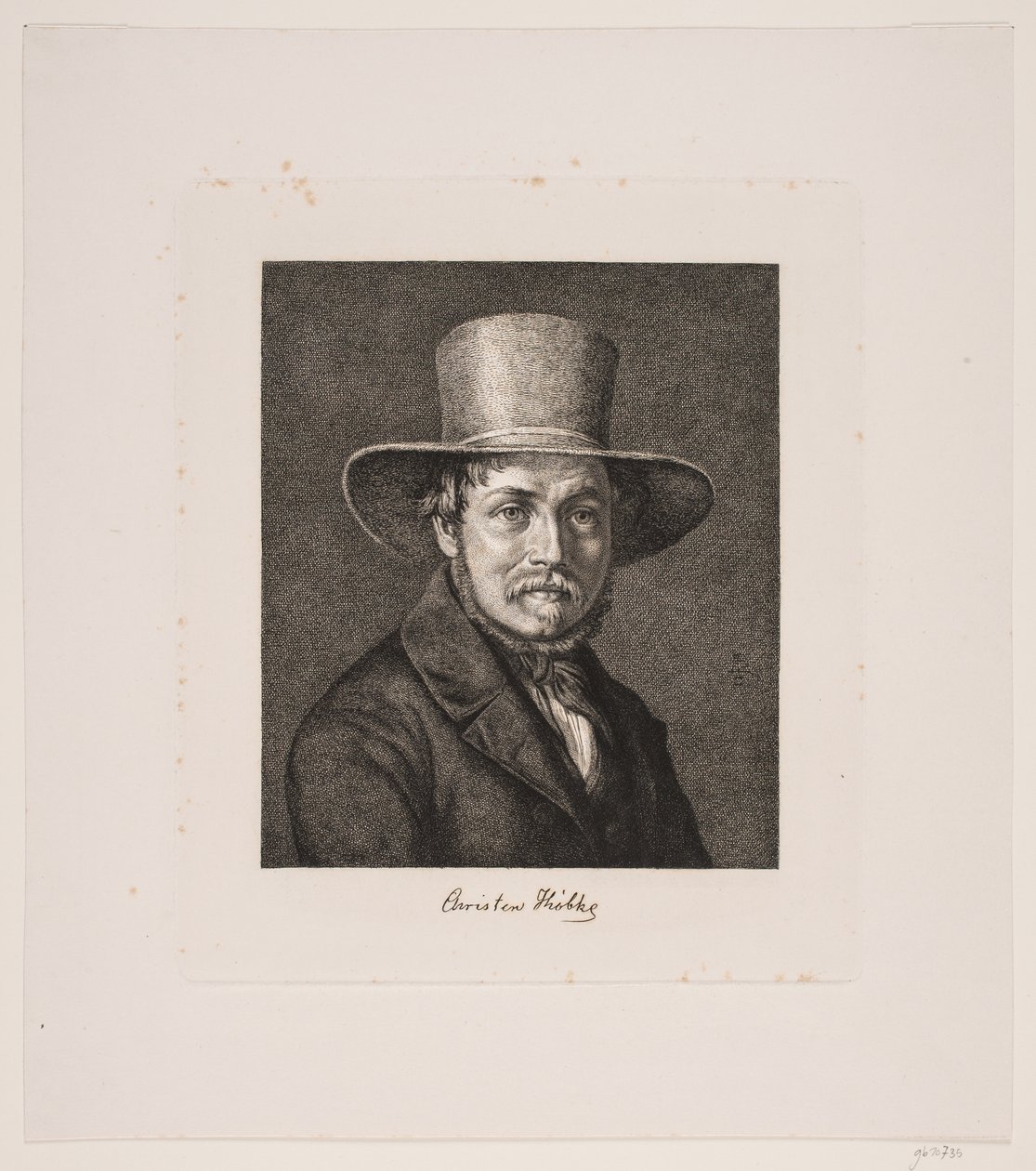 Christen Köbke by Jørgen Roed