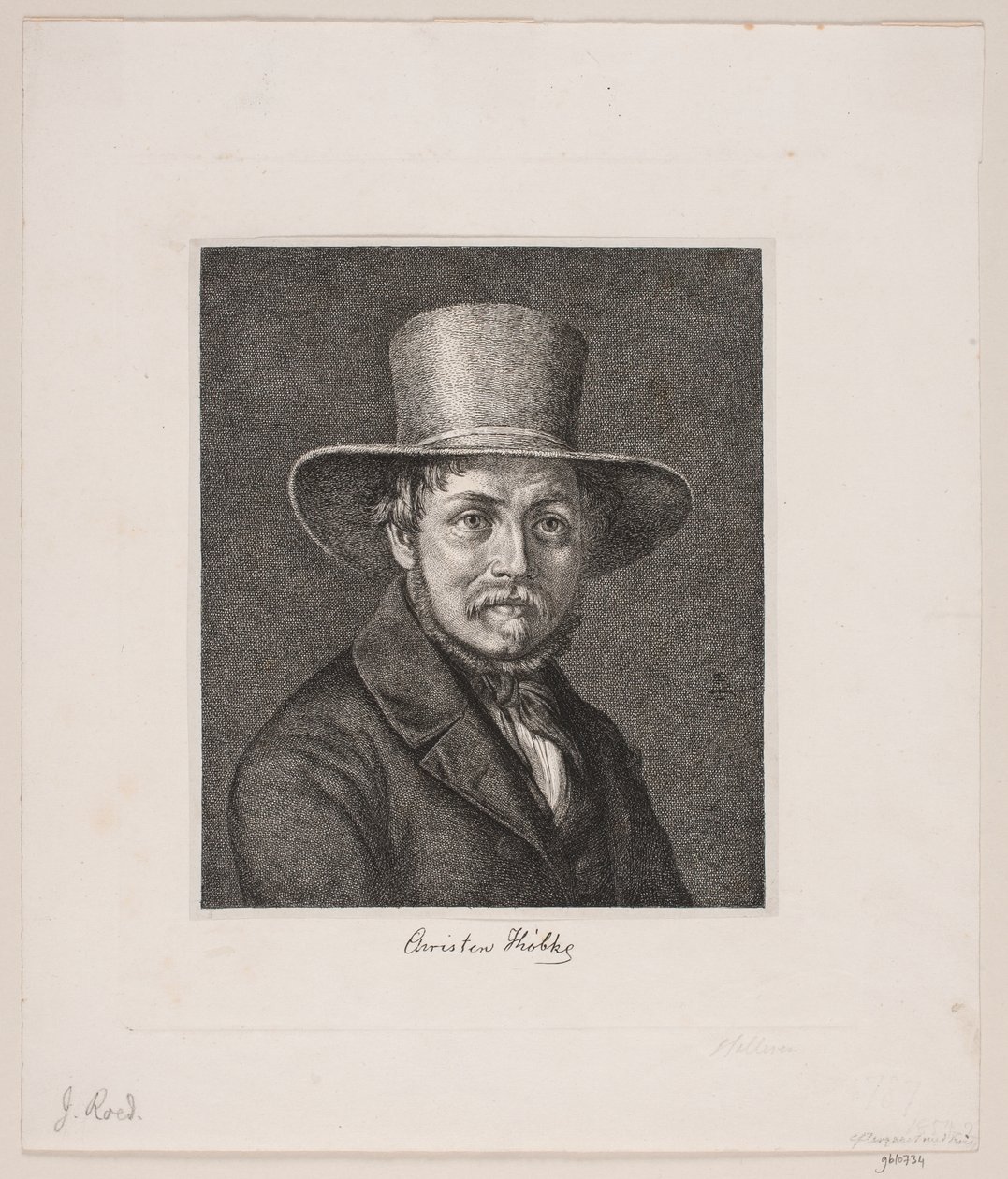 Christen Köbke by Jørgen Roed
