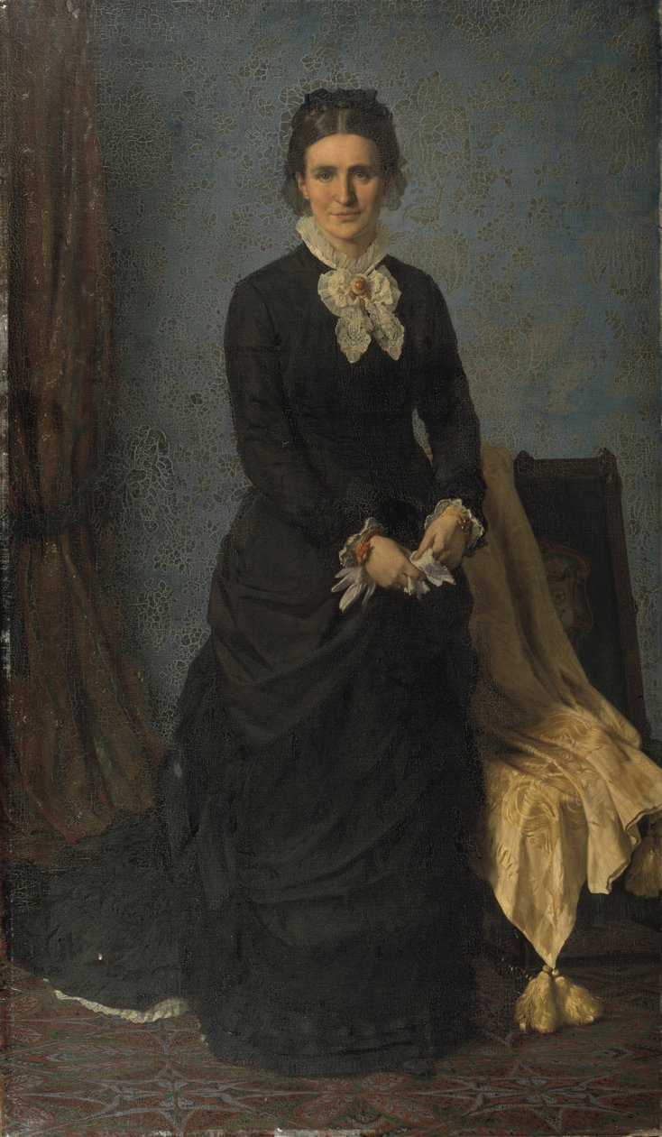 Chamberlain Caroline Amalie Meldahl, b. Ræder by Jørgen Roed