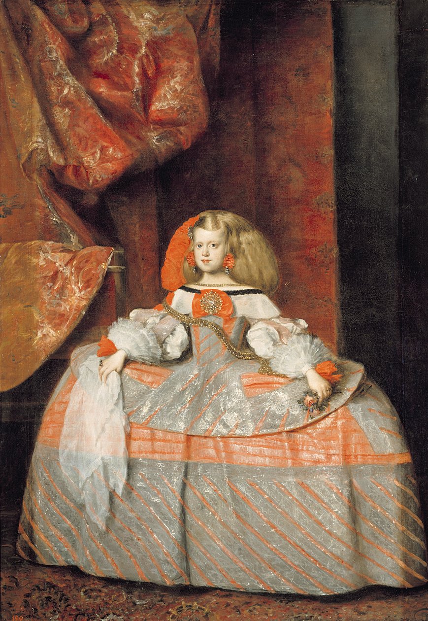 Avusturya İnfanta Margarita, c.1665 by Juan Bautista Martinez Del Mazo