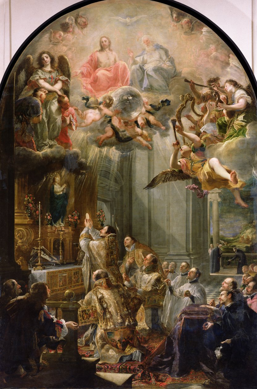 Teslis Tarikatı için Ayin, 1666 by Juan Carreño de Miranda