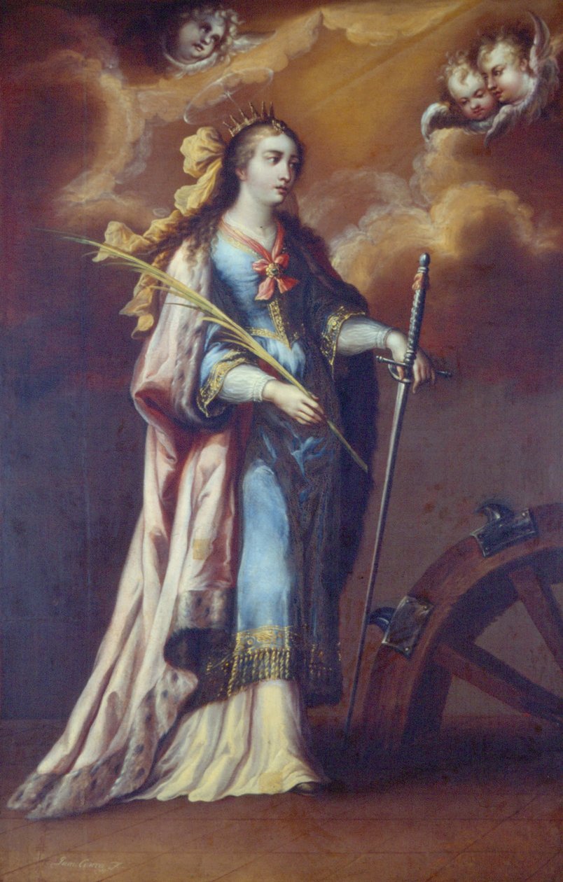 İskenderiye Aziz Catherine by Juan Correa de Vivar