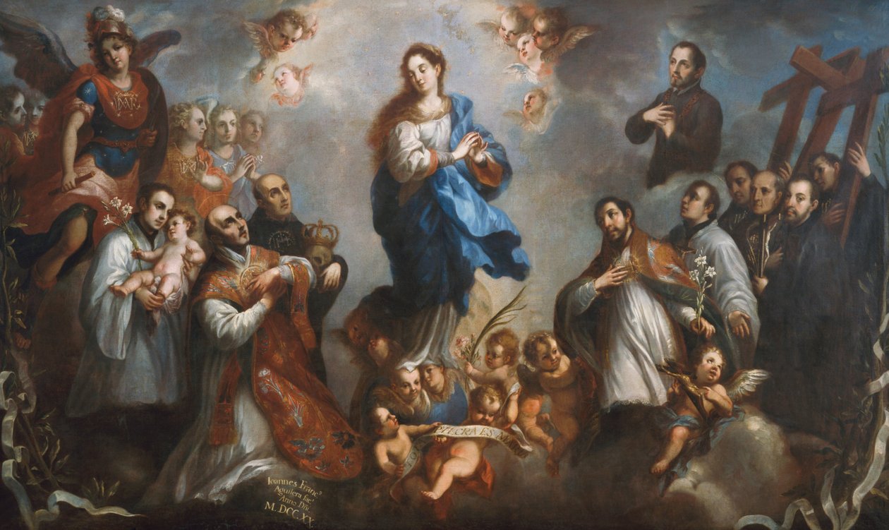Cizvitlerle Immaculate Conception by Juan Francisco de Aguilera