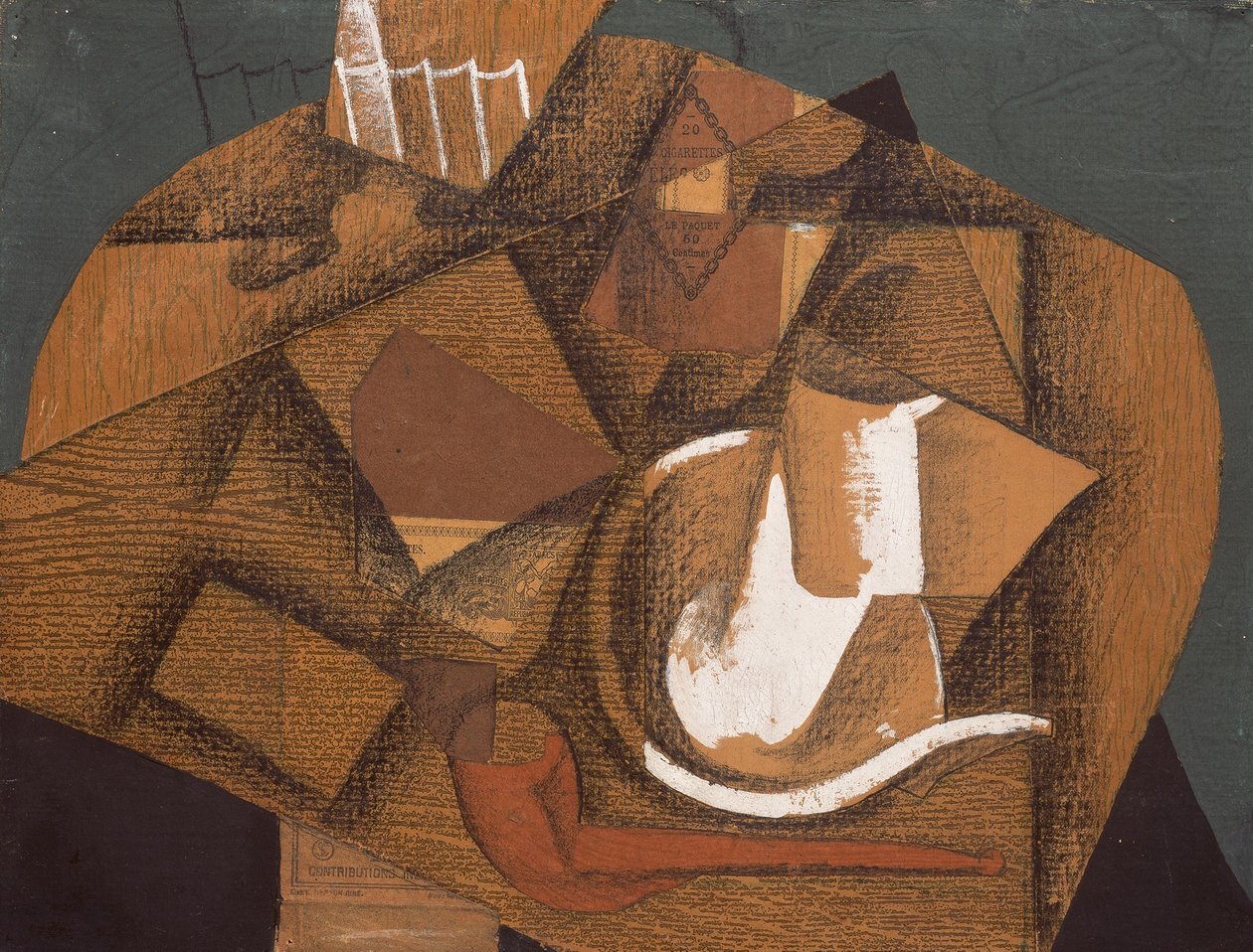 Fincan ve pipen by Juan Gris