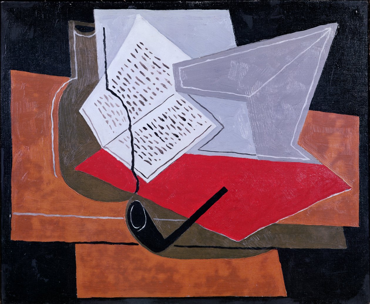 Kase ve Kitap by Juan Gris