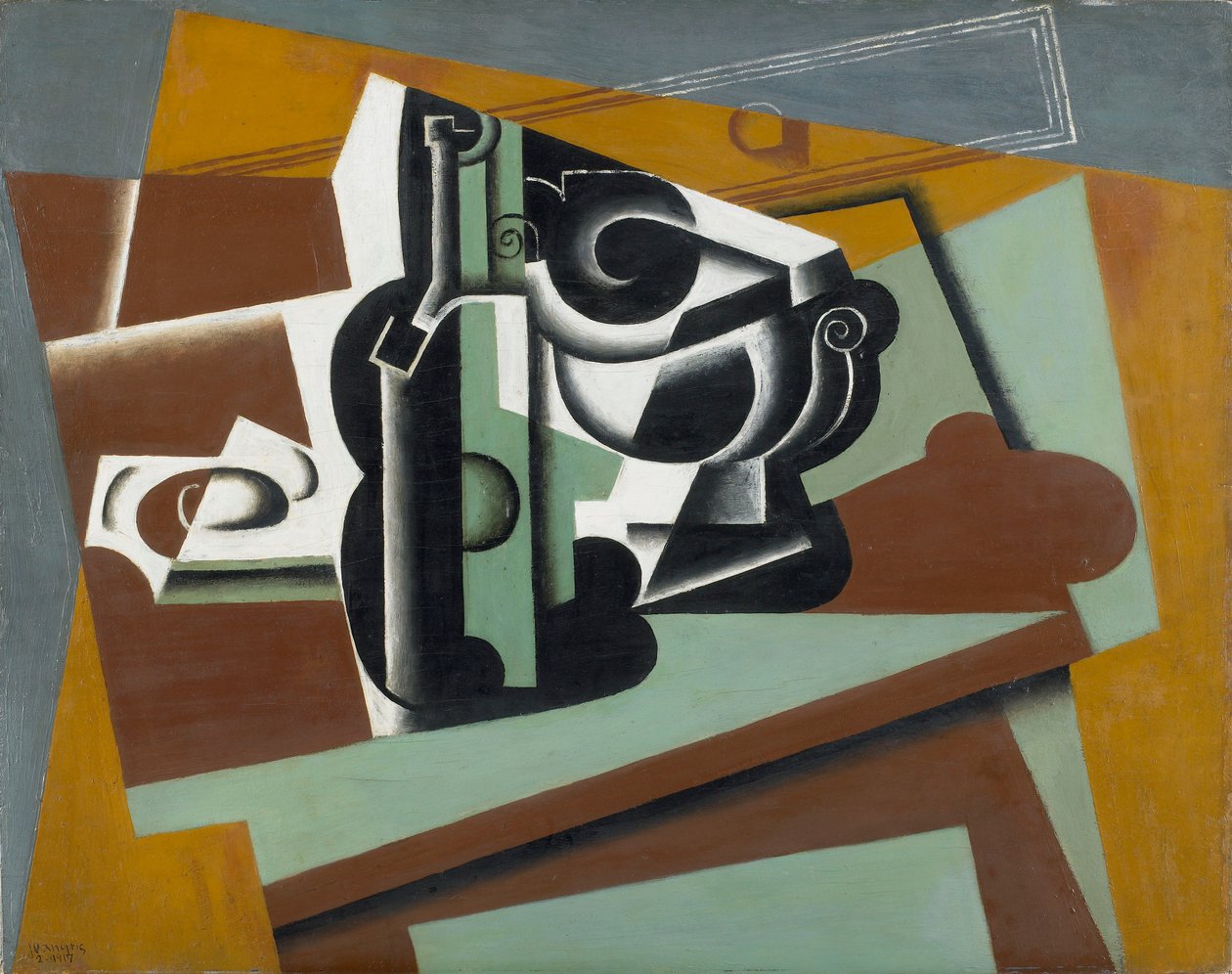 Natürmort, 1917 by Juan Gris