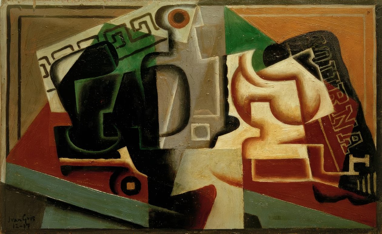 Cam ve sürahi by Juan Gris