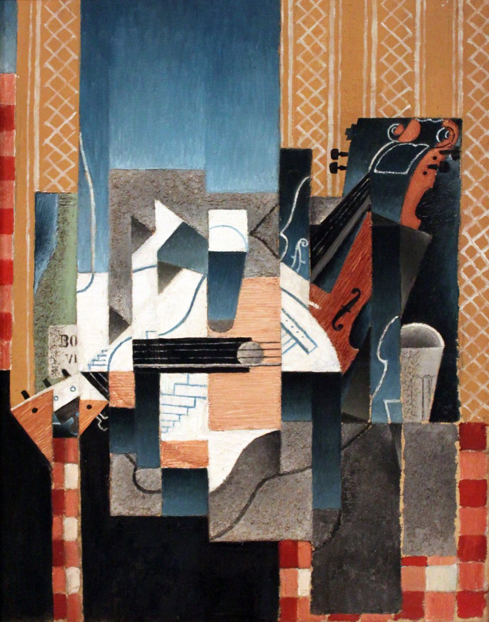 keman ve gitar by Juan Gris