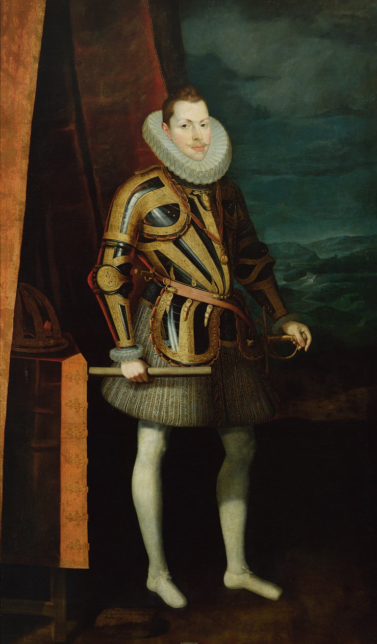 Philip III (1578-1621) İspanya Kralı, 1606 by Juan Pantoja de la Cruz
