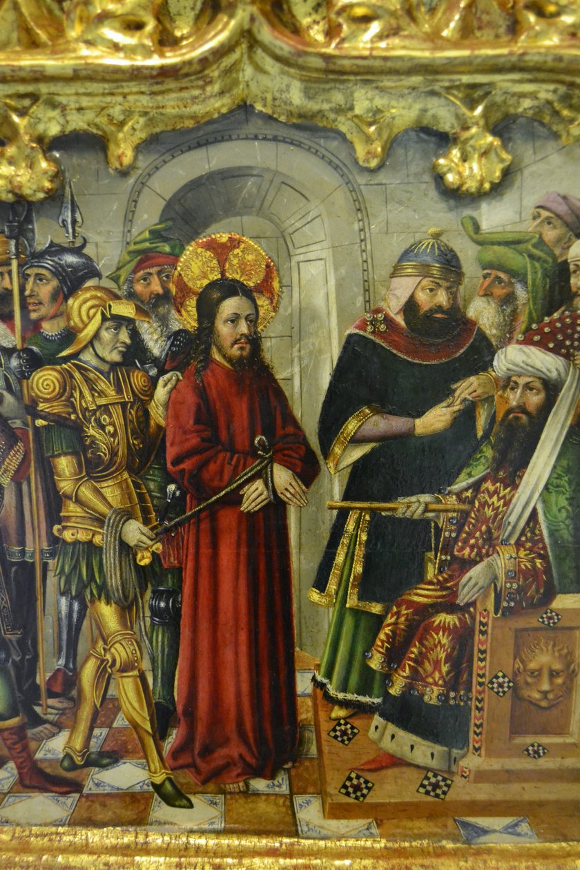İsa ve Pontius Pilatus by Juan Rexach
