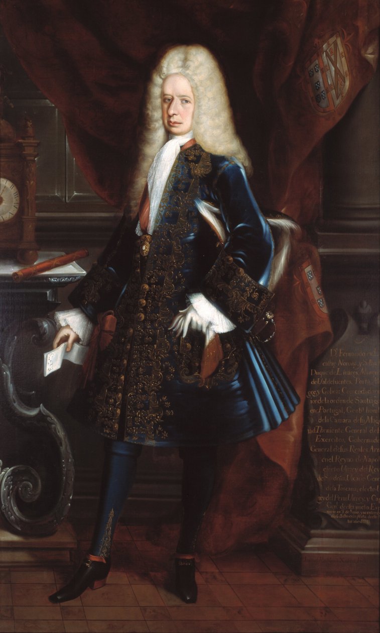 Vali, Linares Dükü portresi by Juan Rodríguez Juárez