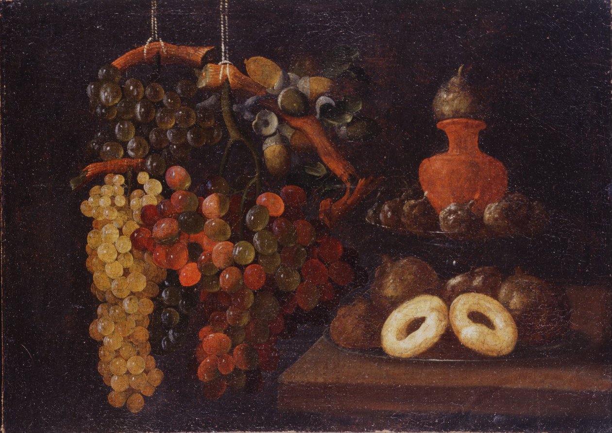 Üzüm ve keklerle dolu hayat by Juan de Espinosa