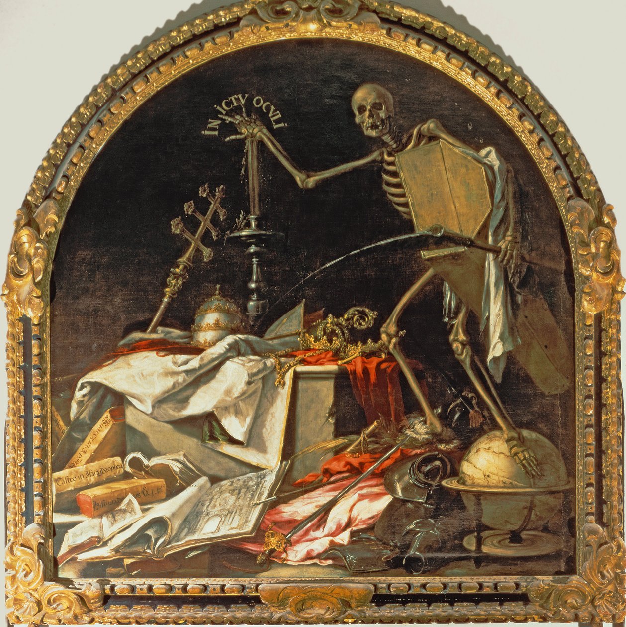 Parıldayan gözlerde ölüm alegorisi by Juan de Valdes Leal