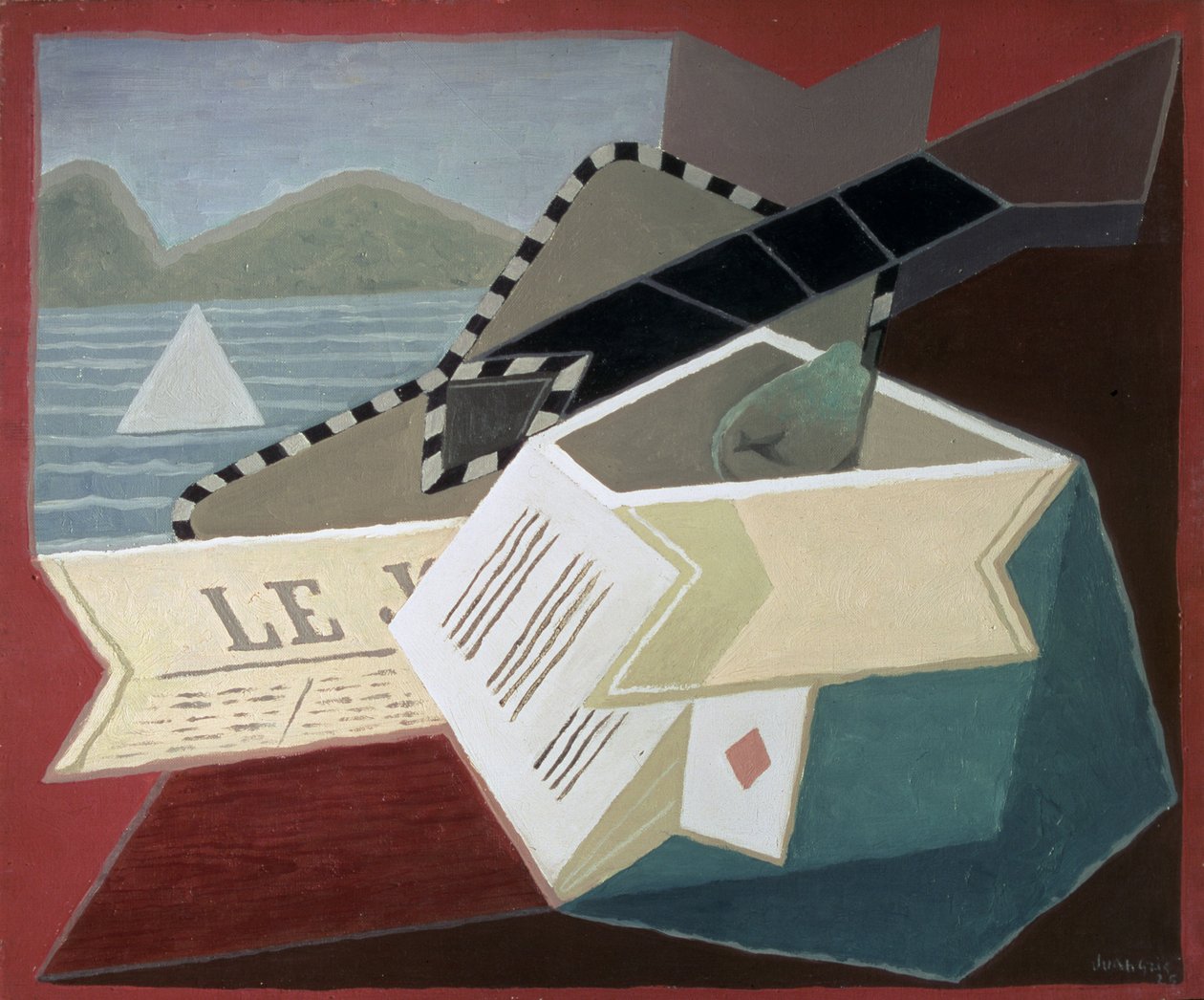 Denize Karşı Bir Gitar by Juan Gris