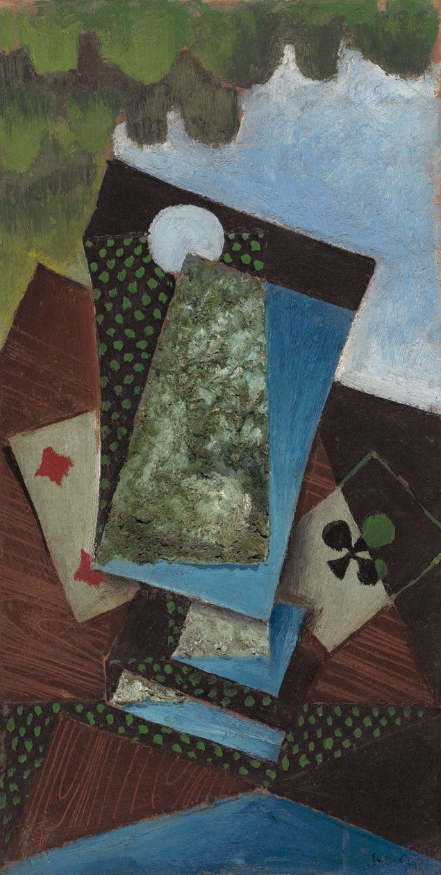 Kulüp Ası ve Dörtlü Elmas by Juan Gris