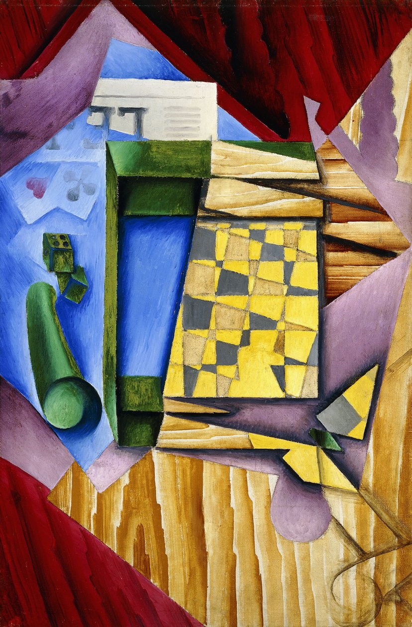 Tavla, 1913-14 by Juan Gris