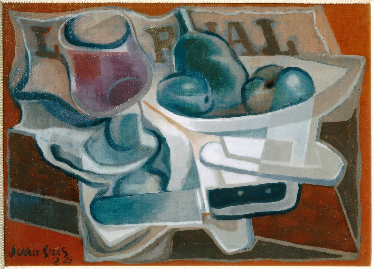 kase ve cam by Juan Gris
