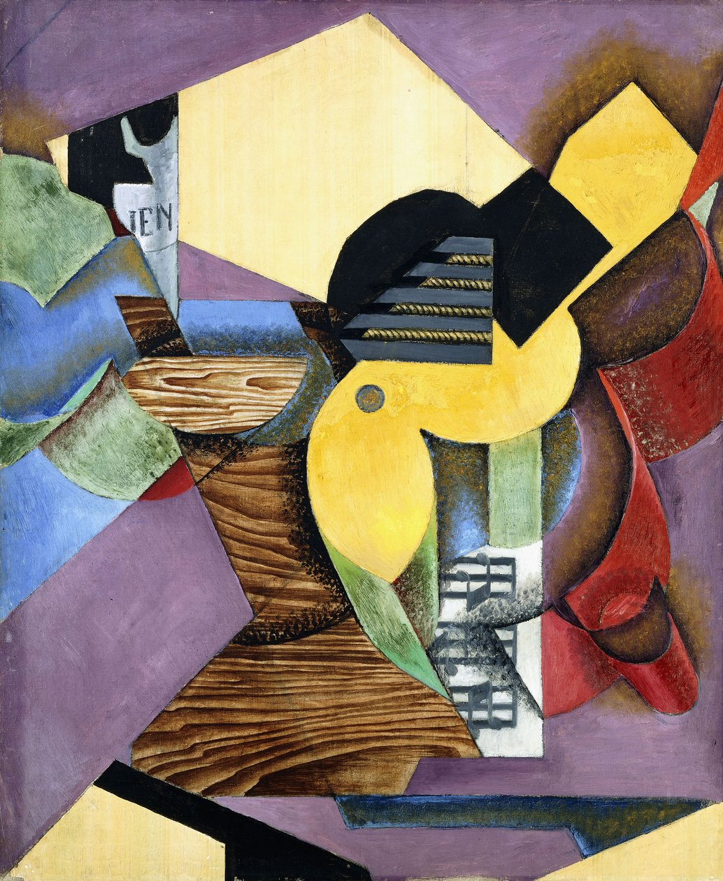 gitar, 1913 by Juan Gris