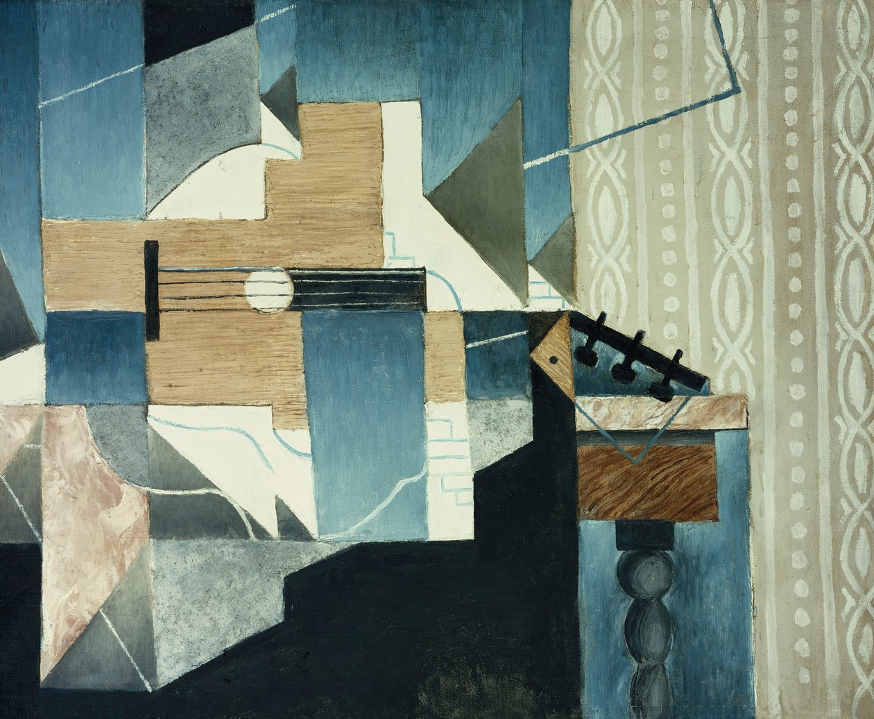 Masada Gitar; Masadaki Gitar, 1913 by Juan Gris