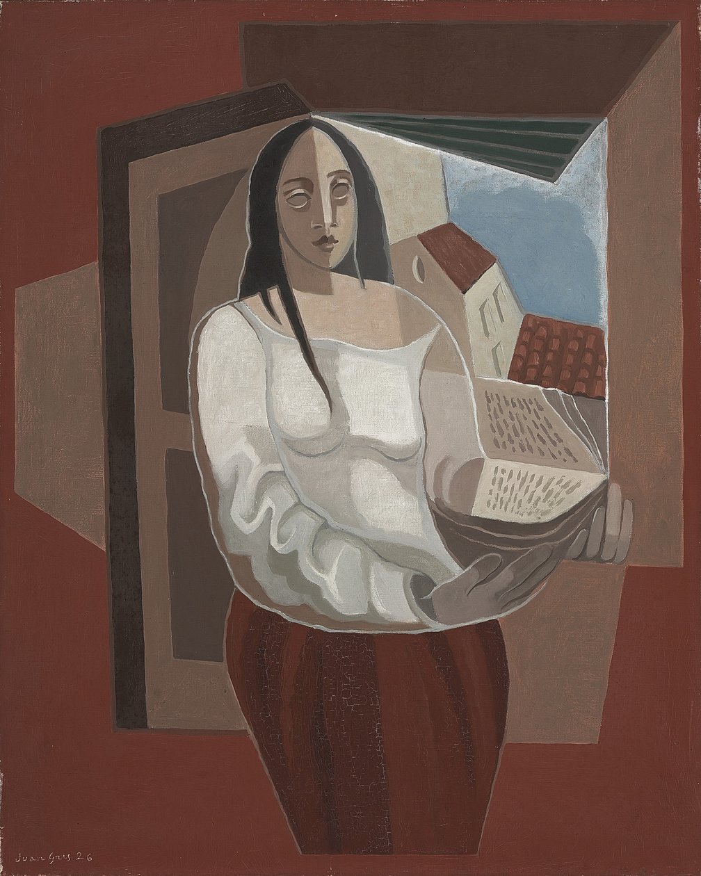 okuyucu, 1926 by Juan Gris